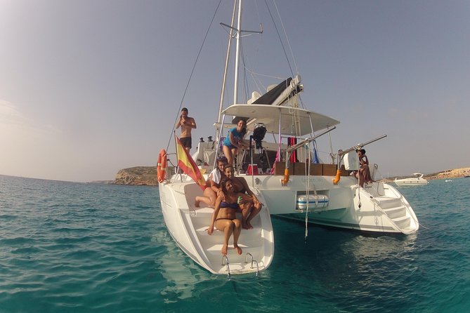Cala Bassa Catamaran Private Excursion - Snorkel, SUP, nets, and speakers: small included details that add up