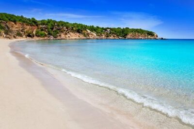 Cala Bassa Catamaran Private Excursion - Leaving San Antonio for Cala Bassa: the whole day shifts offshore