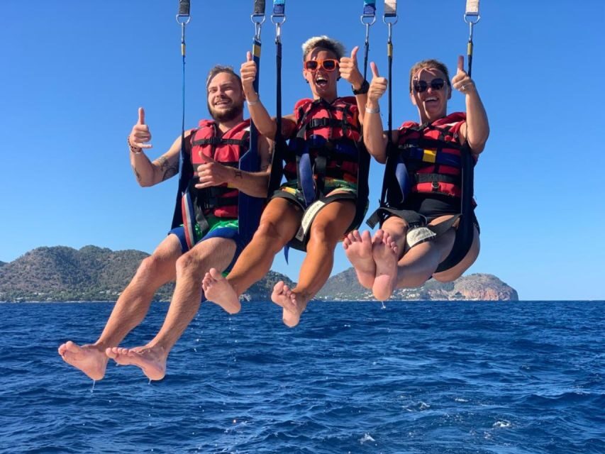Cala Bona: Parasailing Experience - The Real Schedule: About 10 Minutes in the Air, Around an Hour Total
