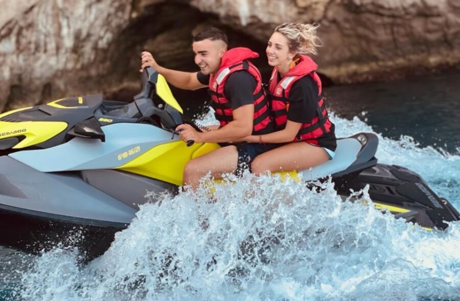 Cala Millor: Jetski Tour of Sea Lion Cave or Caves of Artà - Price and value for $118 per group (up to 2)