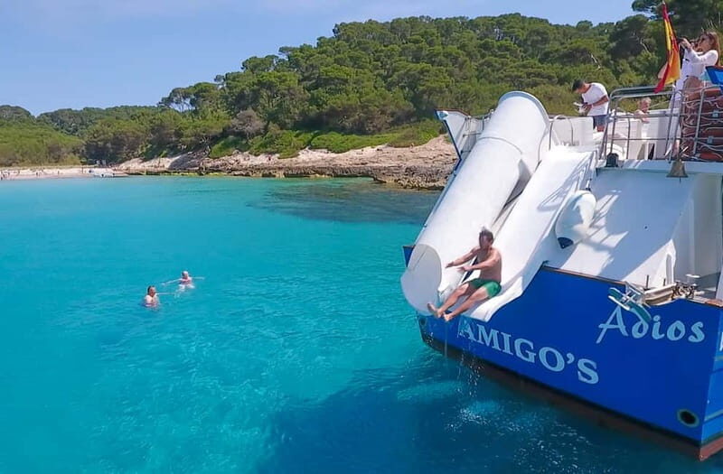 Cala'n Bosc: 3.5-Hour South Coast Sightseeing Boat Trip - Cala des Talaier to Cala Mitjana: how the short stops work