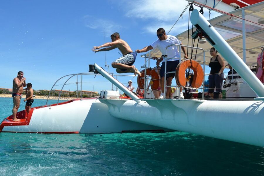 Caleta de Fuste: Catamaran Sailing Experience - Wildlife moments and onboard fun: what the crew adds