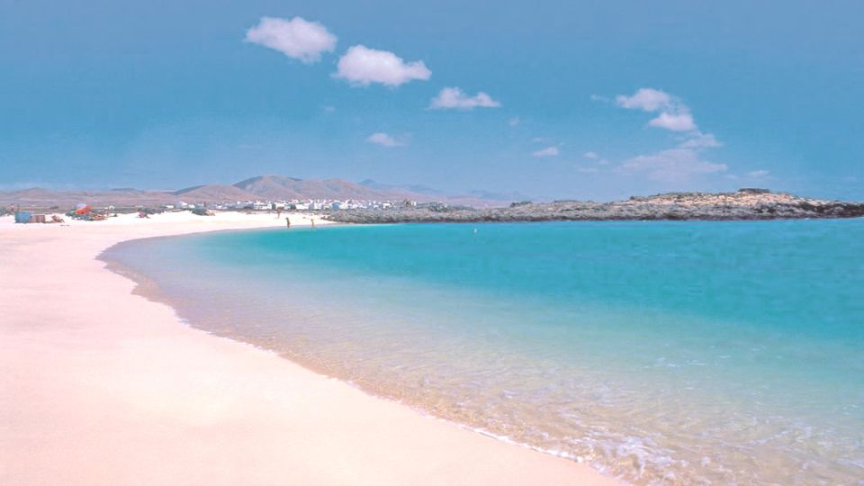 Caleta de Fuste/Corralejo: Guided E-Bike Tour & Crater Hike - Playa El Mejillón and Surf-Beach Views