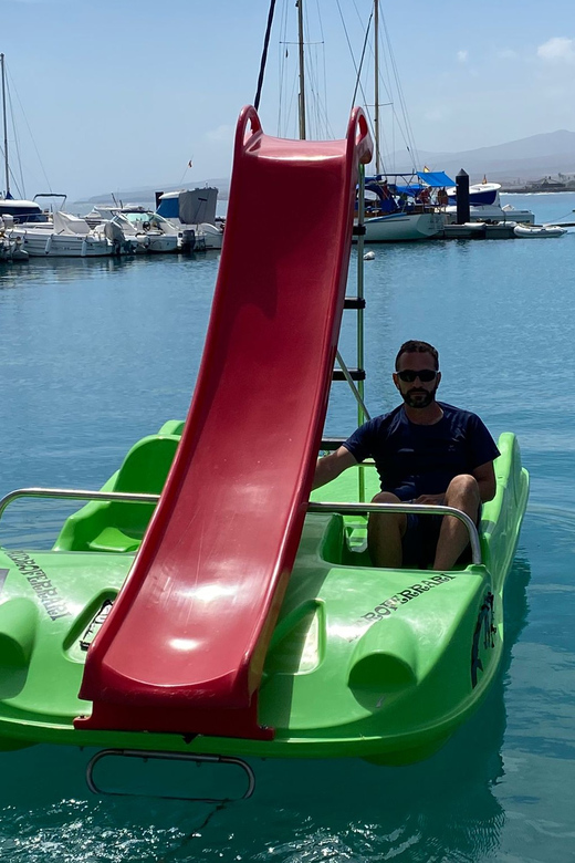 Caleta de Fuste: Pedalo with slide rental - Views You Actually Get: Beach and Coastline Without the Hassle