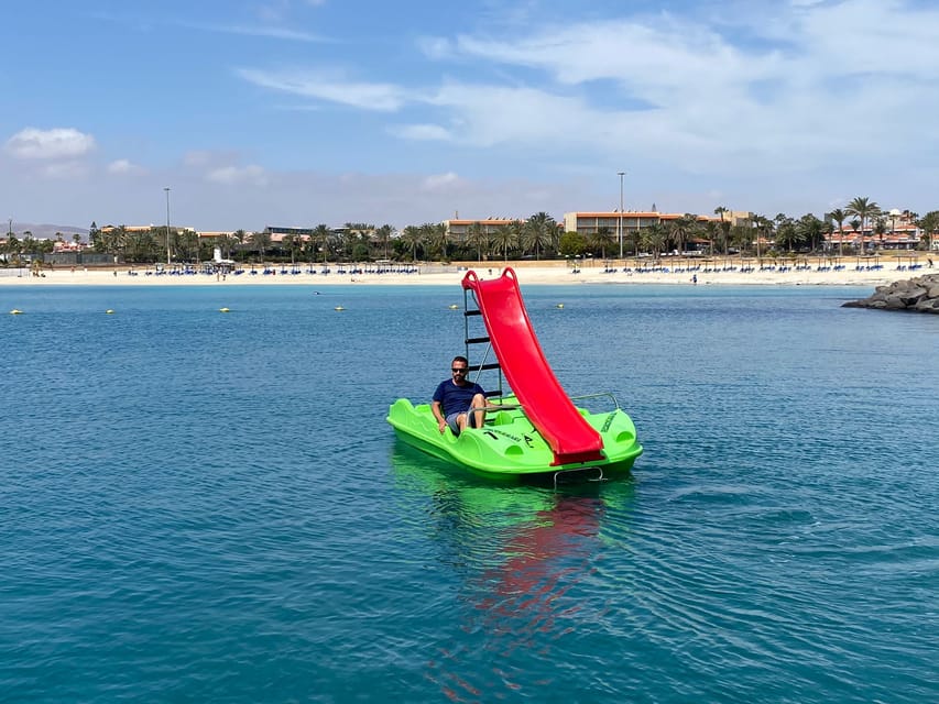 Caleta de Fuste: Pedalo with slide rental - What to Bring (So You Don’t Regret It Mid-Ride)