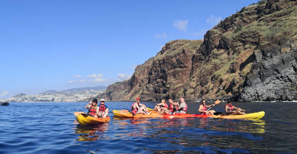 Caniço, Madeira: Marine Reserve Kayak & Snorkelling Tour - Kayaking under cliff walls: the vantage point you can’t get from shore