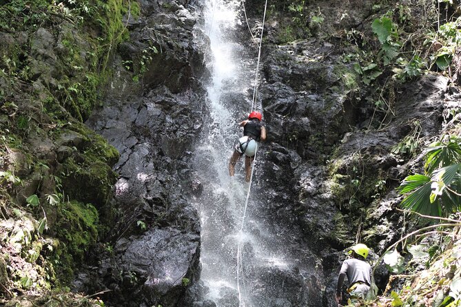 Canyoning and Arenal Rafting (COMBO TOUR) - The Rappels: Safety Talk, Training, and Real Drop Heights