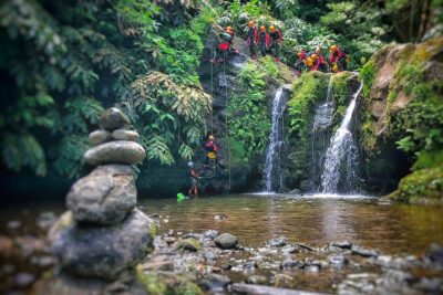 Canyoning Experience in Ribeira dos Caldeirões Sao Miguel -Azores - Before the canyon: wetsuit, equipment, and two short safety briefings