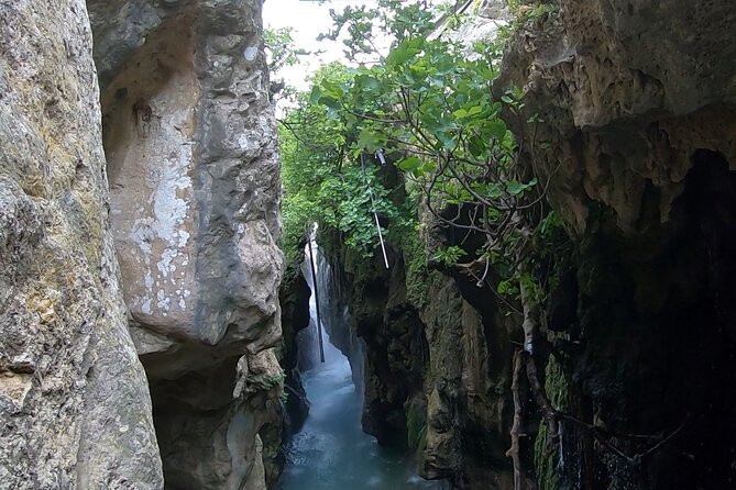 Canyoning in the water - Kourtaliotiko Gorge - The Fairy Cave Stop: A Nice Change of Pace on Foot