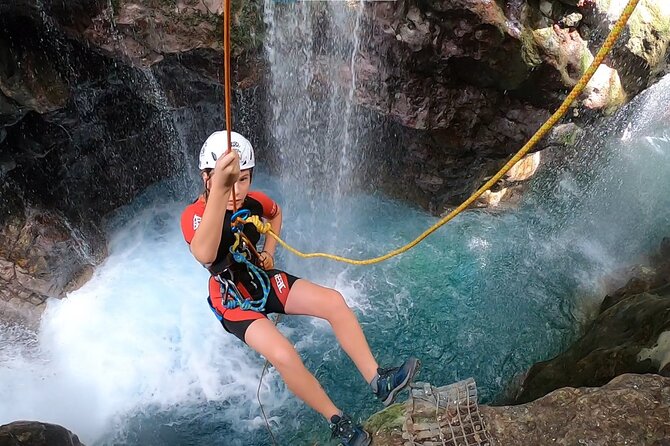 Canyoning in the water - Kourtaliotiko Gorge - Entering the Gorge: Steps, a Little Church, and Gear Trust