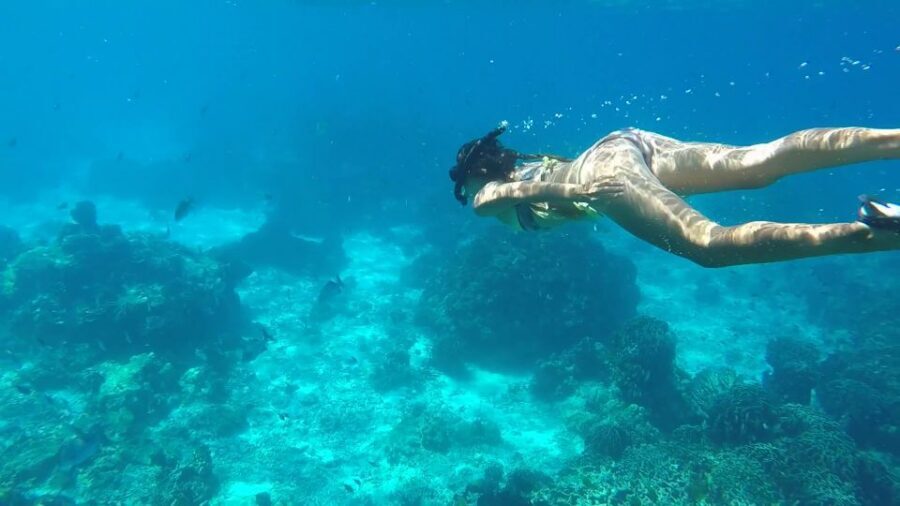 Capri: 2-Hour Boat Tour with Happy Hour - The swim and snorkel break in the Tyrhhenian Sea