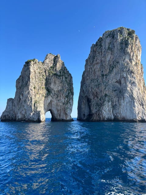 Capri: 3-Hour Private Boat Tour with Blue Grotto Visit - Faraglioni to the Arch of Love: the classic Capri sights from the water