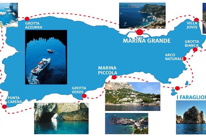 Capri: Boat Tour, Priority Tickets & Blue Grotto (Optional) - The Capri coastline loop: what you’ll see from the boat