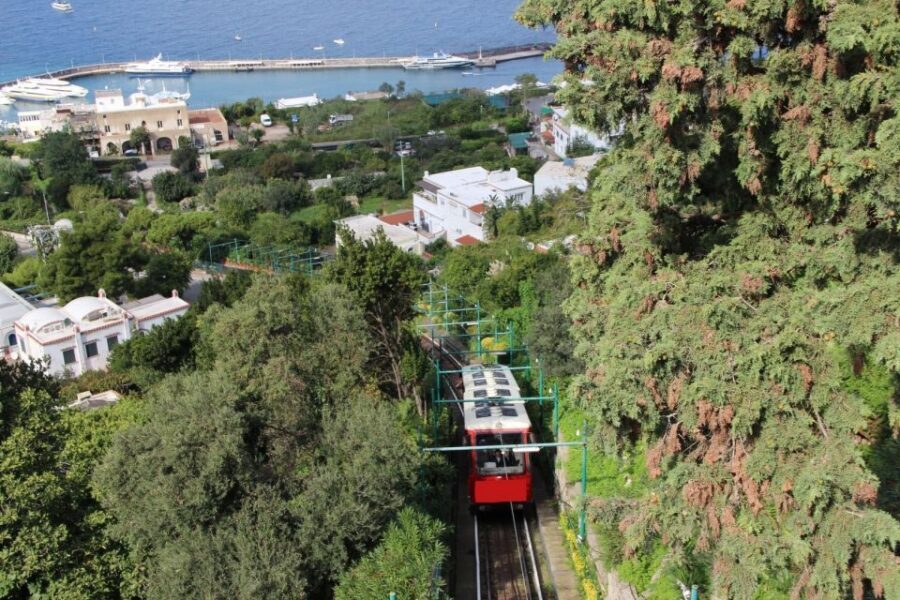 Capri: DIY Day Trip with Blue Grotto, Funicular & Lunch - Mount Solaro by chairlift: the view trade you actually want