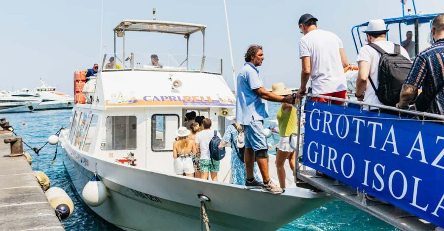 Capri: Island Boat Tour and Optional Blue Grotto Visit - Key things to know before you go