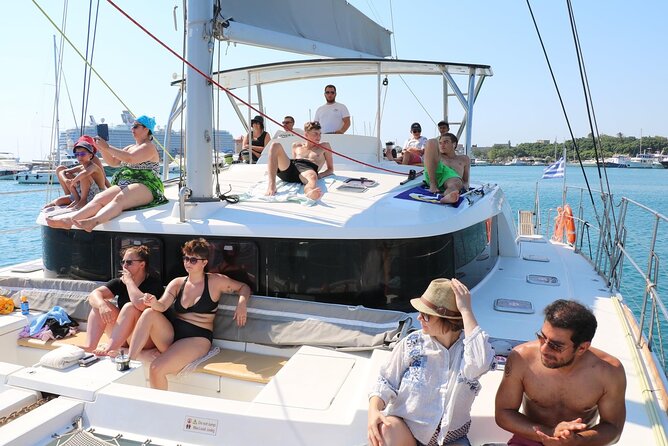 Catamaran Cruises Rhodes - 6 Hours Day Cruise ALL INCLUSIVE - All-Inclusive Food and Drinks: What It Feels Like in Real Life
