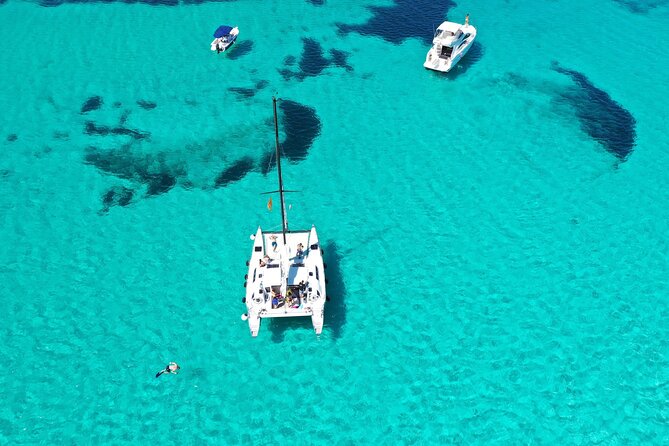 Catamaran excursions in the Asinara island National park - The onboard meal: three-course seafood lunch with wine and coffee