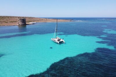 Catamaran excursions in the Asinara island National park - Asinara on land: wild donkeys and the former super prison of Stoves