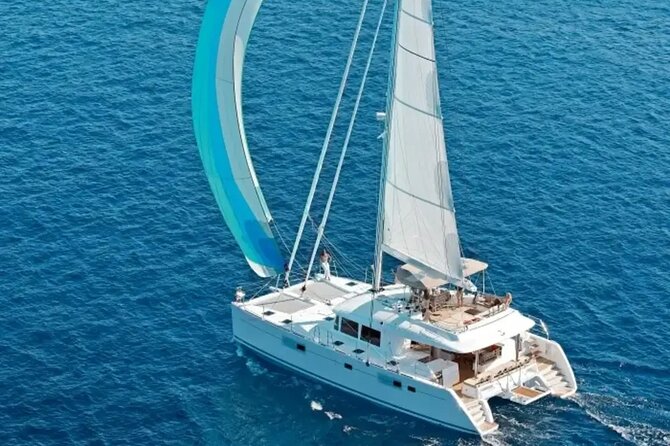 Catamaran Sailing to Dia with Lunch in Heraklion, Crete(EST 2024) - Dia Island water time: swimming, snorkeling, SUP, and fishing