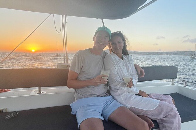 Catamaran Semi Cruise Paros Antiparos includes Food and Drinks - Despotiko: the shorter stop where the sailing story picks up