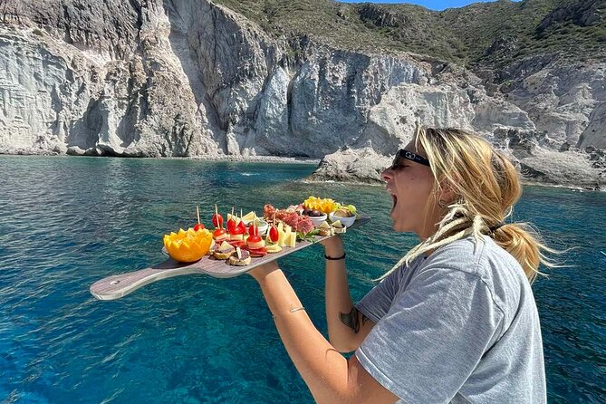 Catamaran Semi Cruise Paros Antiparos includes Food and Drinks - Price and value at about $326.66 per person