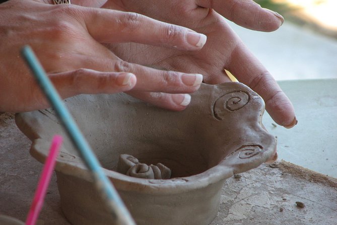 Ceramic Making Experience in Zakynthos - Clay to kiln: drying in the sun, then glazing and firing