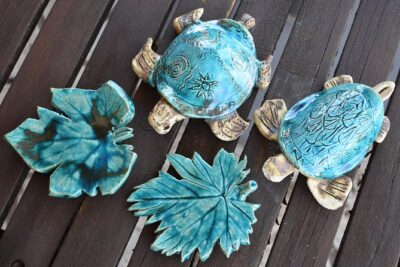 Ceramic Making Experience in Zakynthos - The studio gallery first: see the style before your hands start moving