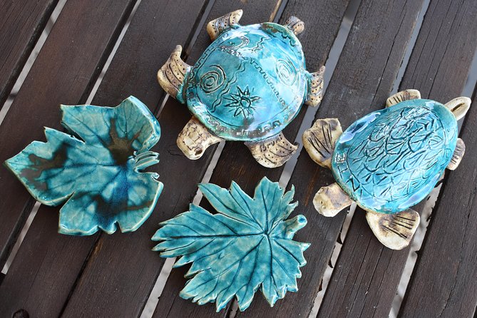Ceramic Making Experience in Zakynthos - The studio gallery first: see the style before your hands start moving