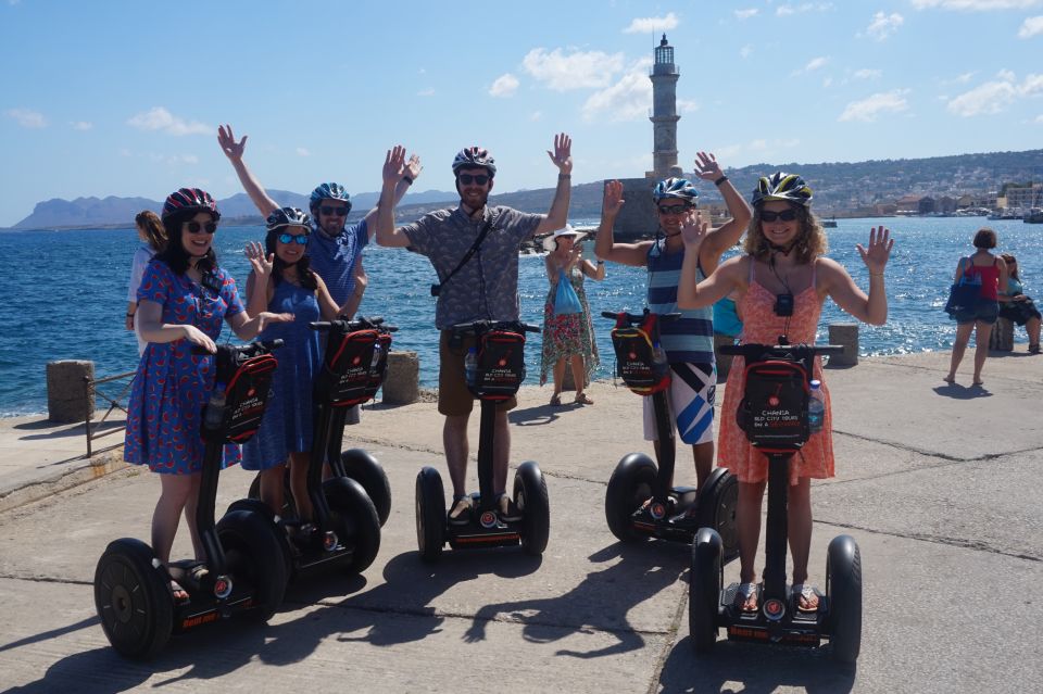 Chania Exploration Segway Tour - What Happens Before You Ride: Helmet, Headset, and Practice