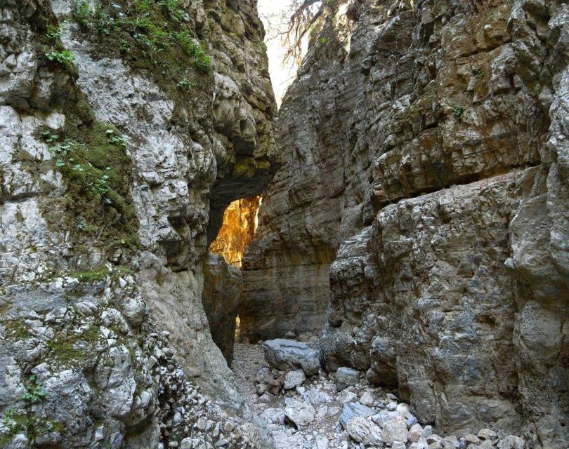 Chania: Imbros Gorge and Libyan Sea Day Tour - Exiting at Komitades: the reset stop before Chora Sfakion