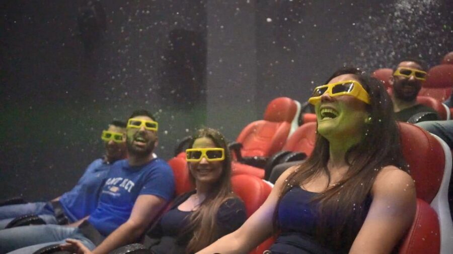 Chania: Minoan's World 9D Experience - Getting the 9D Cinema right: moving chairs + real weather effects
