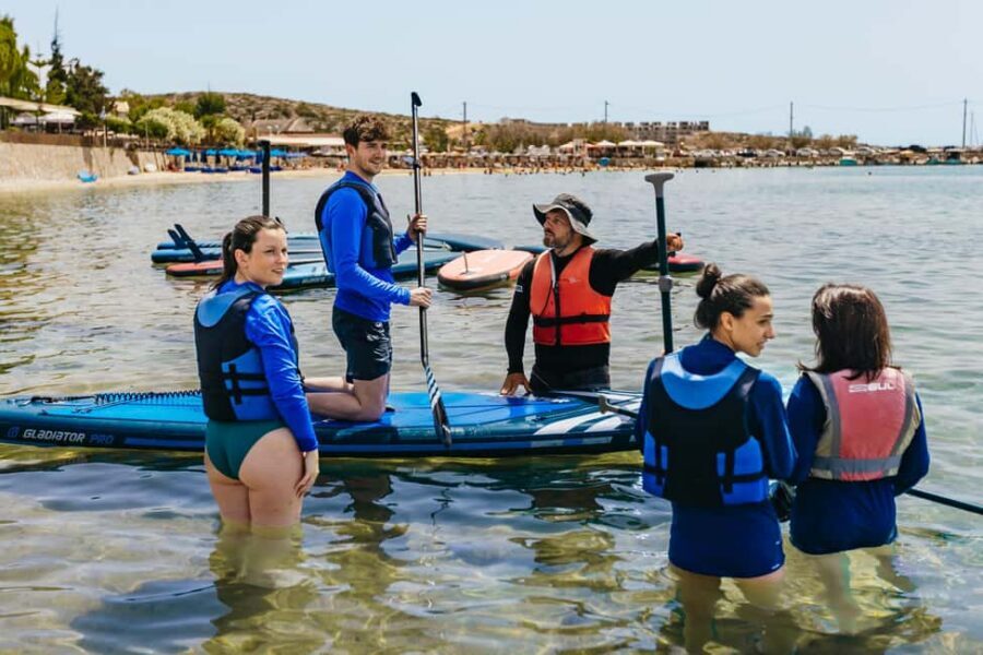 Chania: Stand-Up Paddleboard Small Group Tour - Swim breaks, cave time, and optional cliff jumping