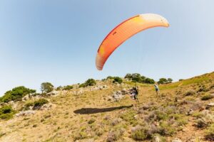 Chania: Tandem Paragliding Flight in Crete - The Day Flow From Go Kart Chania to the Take-Off Area