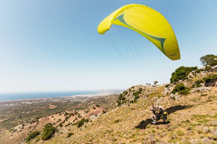 Chania: Tandem Paragliding Flight in Crete - Price and Value at About $176 Per Person