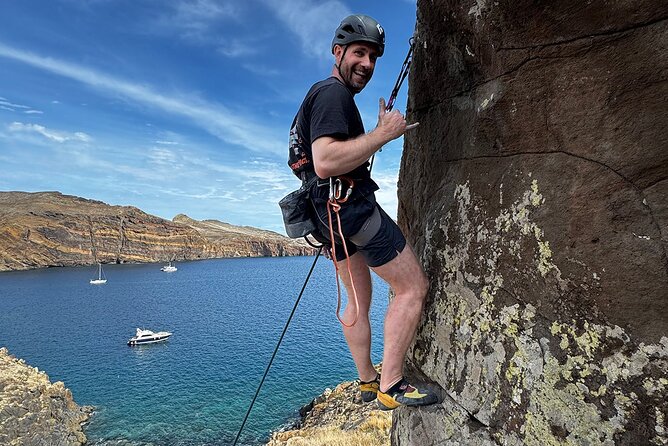 Climbing Madeira - Belay training: the part you’ll be glad you learned