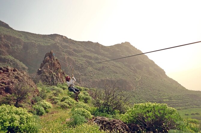 Climbing + Zipline + Via Ferrata + Cave. Adventure route in Gran Canaria - Via ferrata in Gran Canaria: safer mountain movement, plus the reality of time