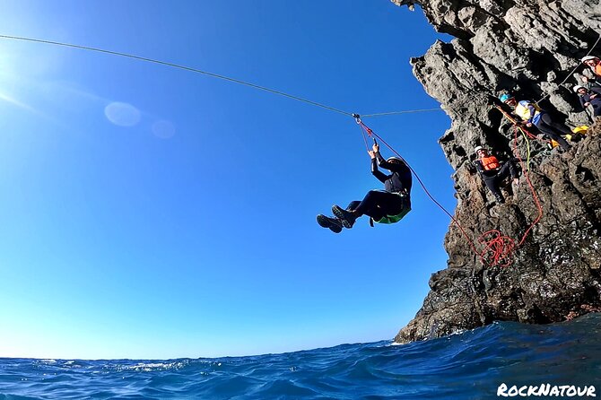 Coasteering Gran Canaria: The Atlantic Mountains Adventure Route - Climbing to the top of the Atlantic Rock (above 125 meters)