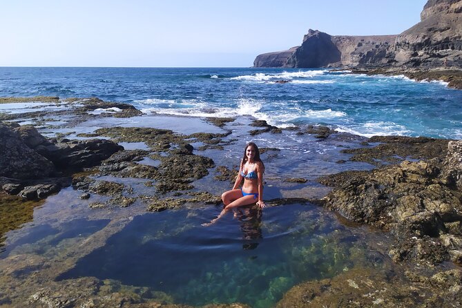 Coastering in Gran Canaria (Aquatic Route in the ocean cliffs) - Natural pools and ocean jumps: how the water portion is staged
