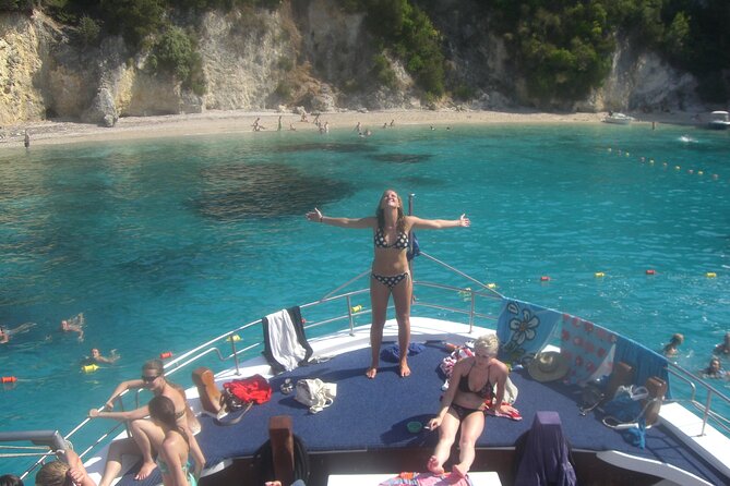 Corfu boat trip, swimming & BBQ - Captain Spyros and a Family-Run Boat Vibe