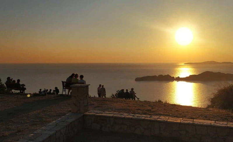 Corfu: Palaiokastritsa Swimming and Loggas Beach Sunset Tour - Palaiokastritsa: Swimming, Beach Time, and Panagia Views Above the Sea