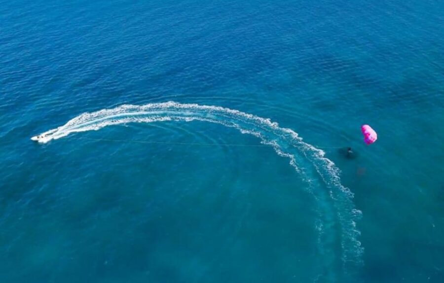 Corfu: Parasailing Experience for 2 in Sidari - What you actually see: Ionian Sea, Canal d’Amour, and Albanian mountain outlines