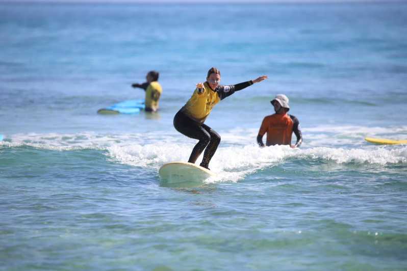 Corralejo: 1-Day Surf Lesson for Beginners - Where you’ll surf in Corralejo: sandy beach breaks and easy reef options