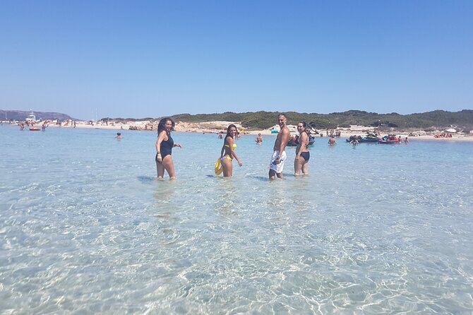 Corsica Tour by Sailboat from Santa Teresa di Gallura - Stop 2: A flat island off Corsica for beach walking and Caribbean-style photos