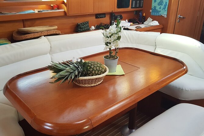 Corsica Tour by Sailboat from Santa Teresa di Gallura - Food and drinks onboard: lunch, Vermentino, and a Sardinian brunch aperitif