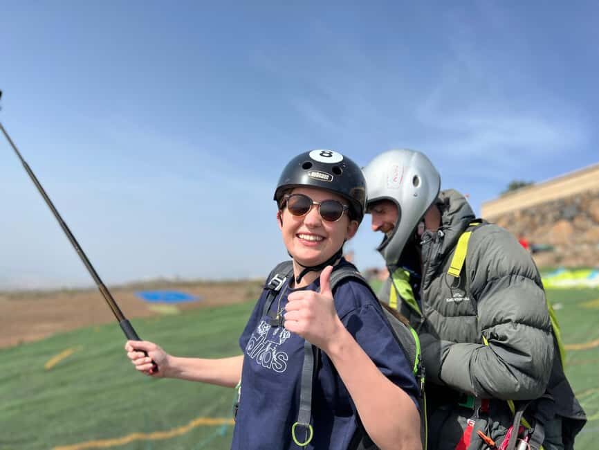 Costa Adeje: Tandem Paragliding Flight - The Flight Itself: Smooth Tandem Gliding With Real Landmarks