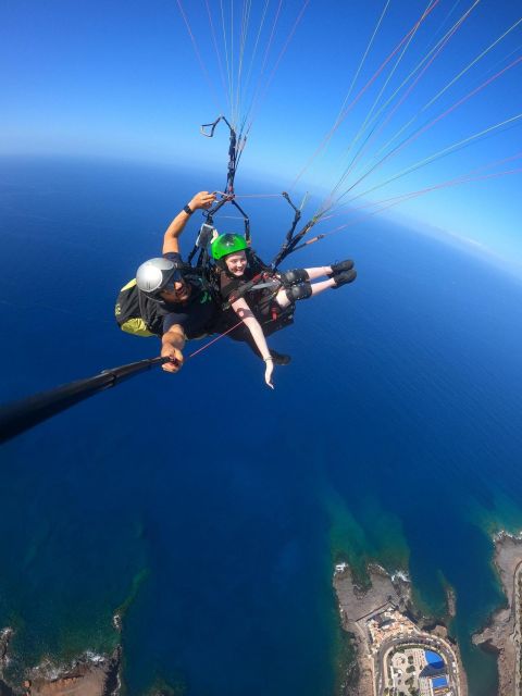 Costa Adeje: Tandem Paragliding Flight with Pickup - The flight itself over the mountains and coastline