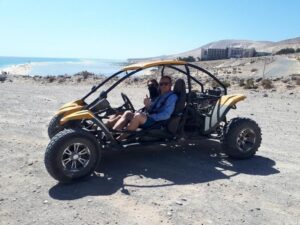 Costa Calma: Buggy Safari - The drive: from desert hills and dry riverbeds to west-coast grit