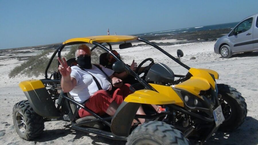 Costa Calma: Buggy Safari - Playa Sotavento photo stop: where the day comes back to the coast