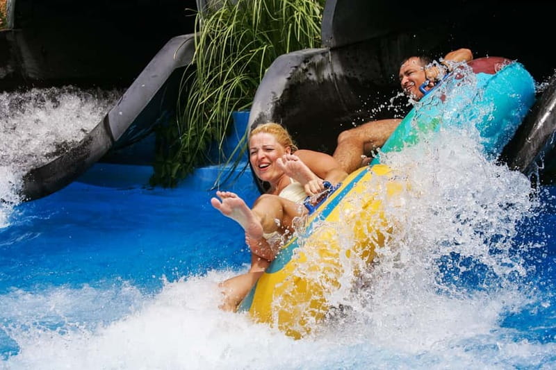 Crete: Acqua Plus Water Park Entrance Ticket with Transfer - Slow it down: lazy river, hydromassage pool, and the 80-meter hydrotube
