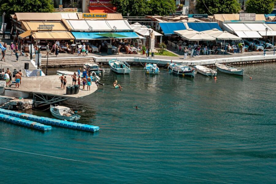Crete: Agios Nikolaos, Plaka and Spinalonga Island Tour - Plaka Village and Elounda Lagoon: Lunch, Swim, Repeat